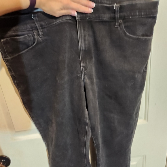 Express Mid Rise Black Leggings Jeans Size 18 - Picture 4 of 8